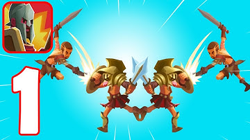 GLADIATORS ARENA IDLE TYCOON : Gameplay Part 1 - Fighting Arena Tutorial (iOS/Android)