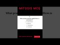 #UNDERSTAND MITOSIS WITHTHESE QUESTIONS #CELL CYCLE AND CELL DIVISION #NEET PREPARATION #SCERT #CUET