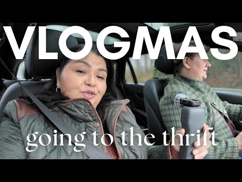 A Visit to the Garden Center + A Home Decor Thrift Haul 🎄 Vlogmas Ep. 5 🎄