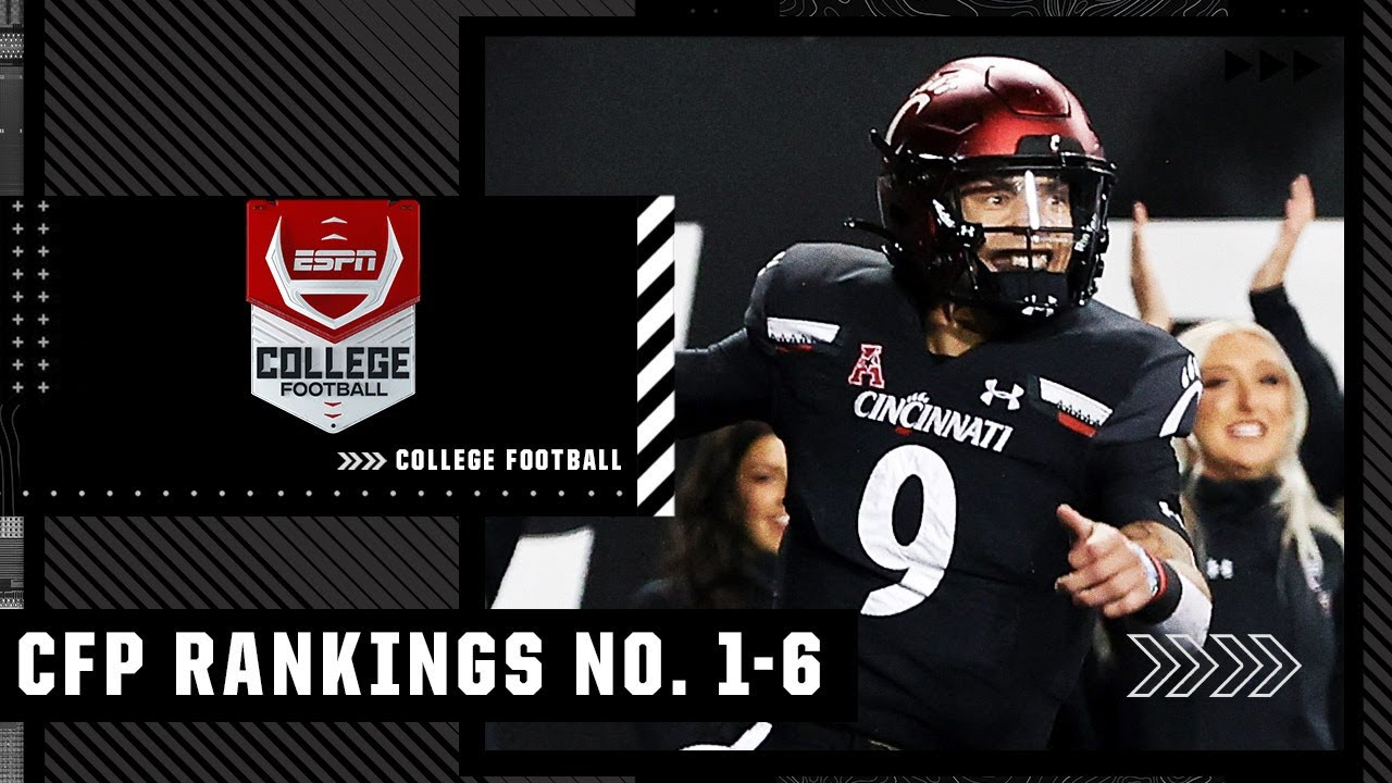 Top 6 College Football Playoff Rankings SHAKE-UP 🔥| College Football on ESPN