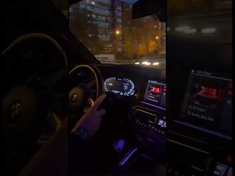 Разгон 0-100 BMW X5M competition #x5m #bmw #moscow #russia #music #winter #snow