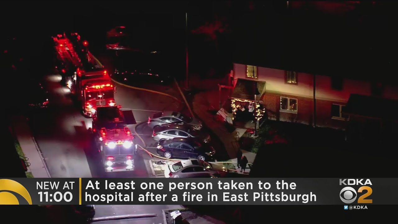 One Person Taken To Hospital After Fire - YouTube