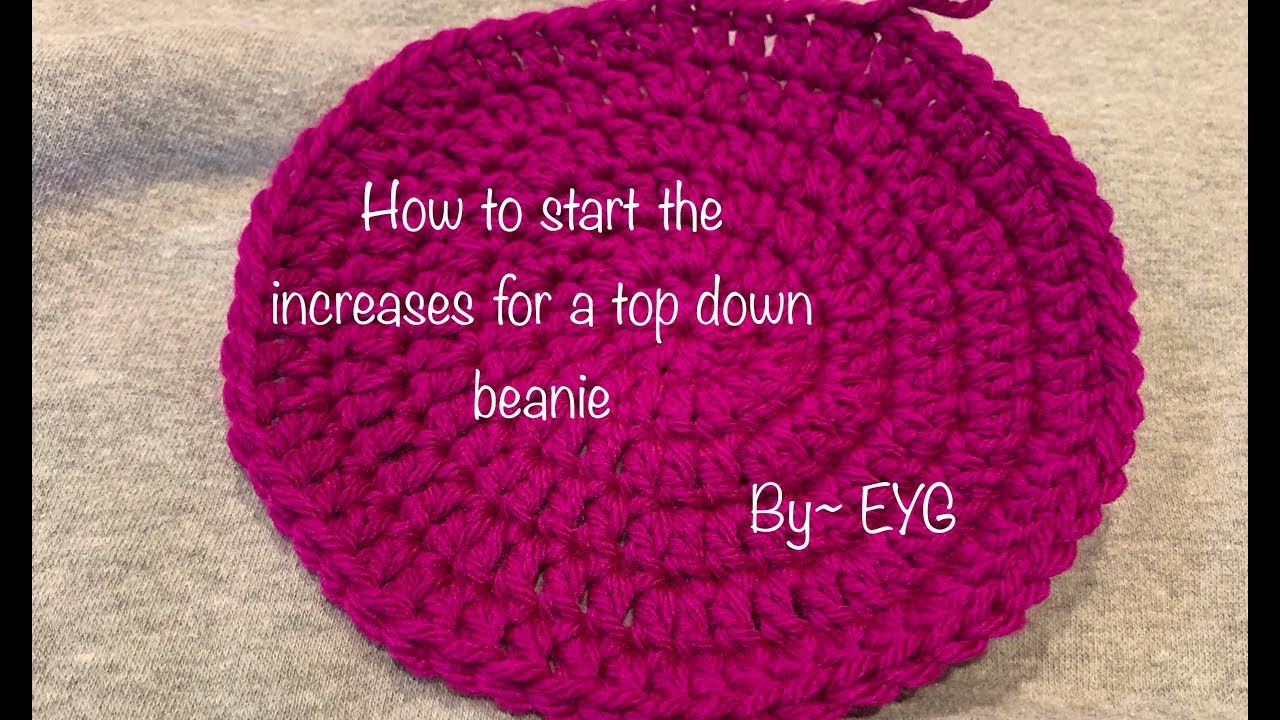 How To Start A Crochet Top Down Beanie With 