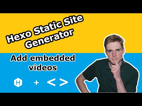 Pt. 9 | Adding Embedded YouTube Videos In Hexo CMS | Embedded HTML | SEO | Nodejs Blog