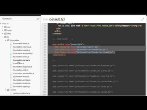 Popup Modal: Part I - Implementing Foundation 4's Reveal.js