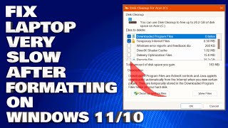 How To Fix Laptop Very Slow After Formatting on Windows 11/10 [Solution]