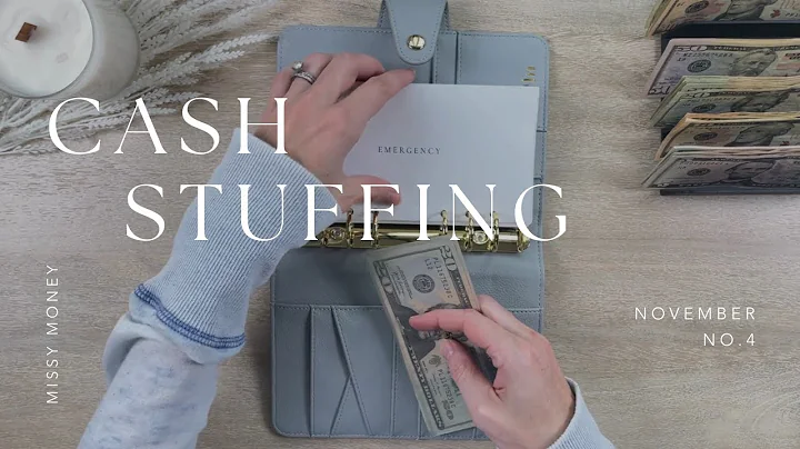Cash Stuffing $1,085 | November No. 4 | Sinking Funds + Savings Challenges