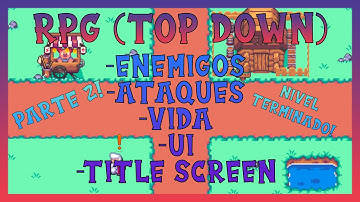Primer Nivel Terminado! Enemigos, Ataques, Vida, UI y Title Screen (TimeLapse) Unity 5 + Photoshop