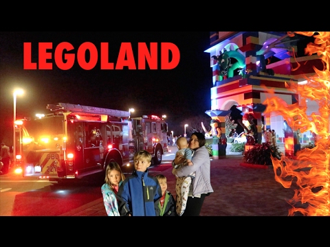 🌇💥LEGOLAND HOTEL  Fire Alarm Evacuation! LEGOLAND HOTEL & RESTAURANT TOUR!