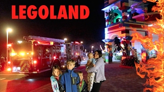 🌇💥LEGOLAND HOTEL  Fire Alarm Evacuation! LEGOLAND HOTEL &amp; RESTAURANT TOUR!