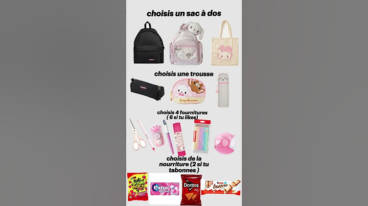 Fais ton sac 🥳 #tiktok #fyp