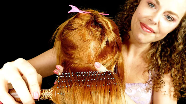 ASMR Sleepy Scalp Check, Hair Play, Brushing & Styling, Whispered Spa Session to Help You Sleep