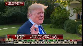HUGE! President Trump Tells Reporters 13% of US Companies Will Be Leaving China Soon (VIDEO)