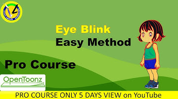 How to Animate Eye Blinks in OpenToonz | Step-by-Step Tutorial for Beginners"