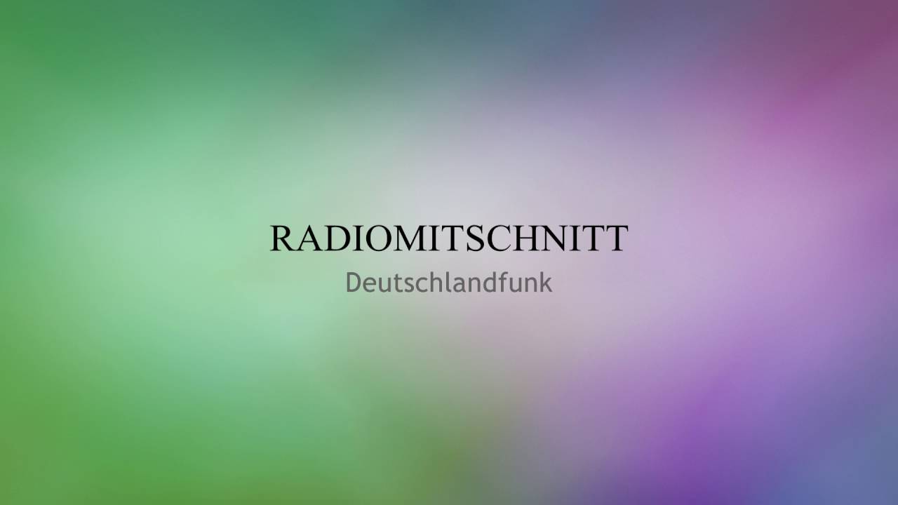 Tagesende beim Deutschlandfunk