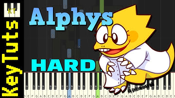 Alphys [UnderDLC - Undertale AU] - Hard Mode [Piano Tutorial] (Synthesia)