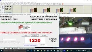 PROTEUS: Medir RPM con Arduino y visualizarlo en una tarjeta de conteo de cuatro digitos