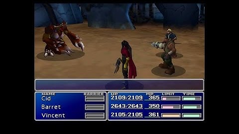 CMD. Grand Horn - Final Fantasy VII Boss Battle