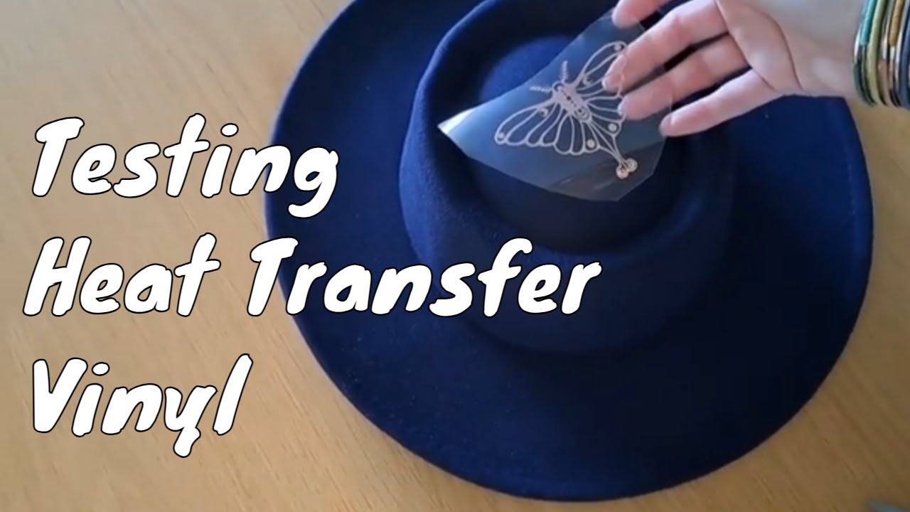 Heat Transfer Vinyl on Hats - Craft Vinyl