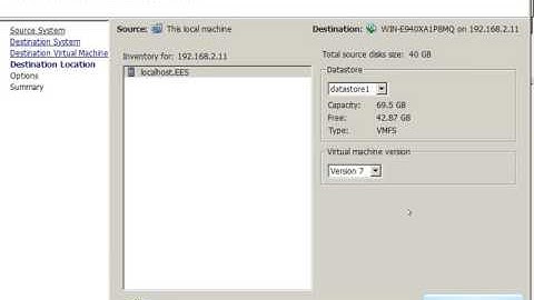 P2V (Physical 2 Virtual) with VMware Converter