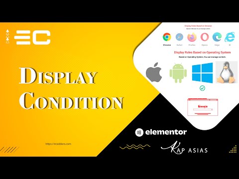 How to Use Elementor Display Conditions to Hide Sections or Widgets | EC Addons Elementor Tutorial
