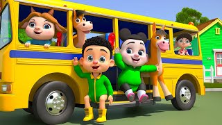 Yellow Bus Song (New Vesion) & I want to be a Bus Driver | Pipokiki Nursery Rhymes & Kids Song