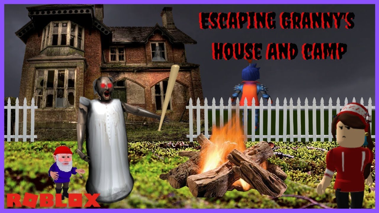 My Brother Jumps Over Fence In The House How To Escape The Camp Roblox Granny Youtube - how to escape granny roblox camp