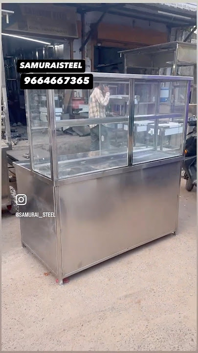 Ss display counter @samuraisteel17 #ahmedabad #steelcounter #gujarat #instagram #viral #youtube