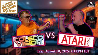 Colecovision vs Atari with Metal Torso - Papa Pete's Old Guys & Old Games LIVE!!!