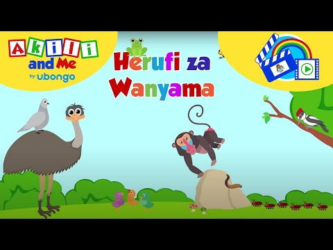 Herufi Za Wanyama Jifunze Herufi Na Akili And Me Katuni Za Watoto 