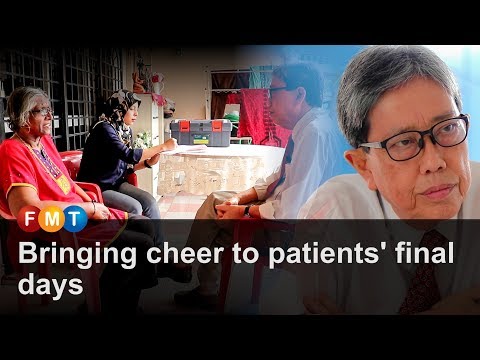 Bringing cheer to patients' final days