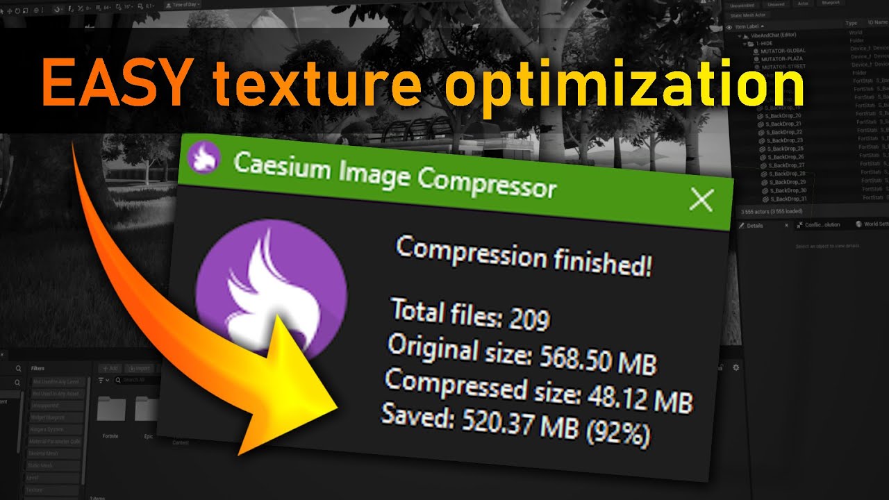 Use 80% Less Memory by OPTIMIZING TEXTURES in UEFN!