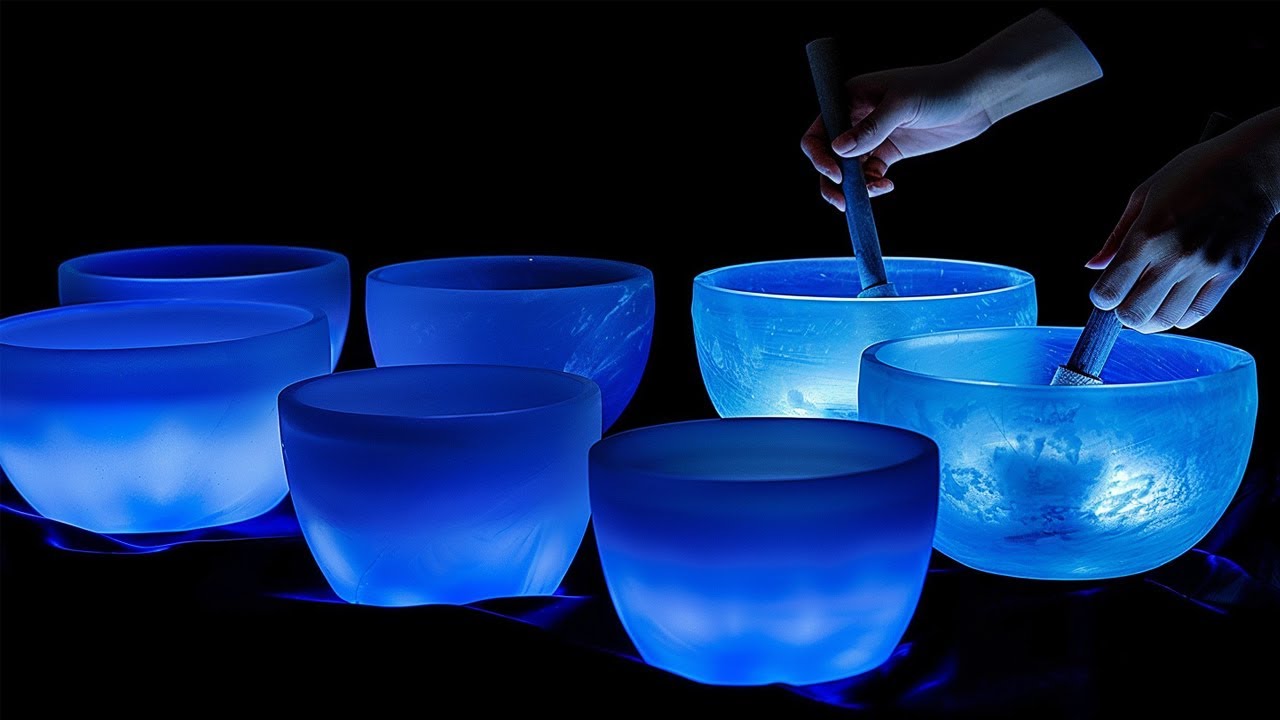 Crystal Singing Bowls ☯️ Sound Bath for DEEP SLEEP (432 Hz) - YouTube