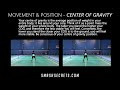 Badminton centre of gravity