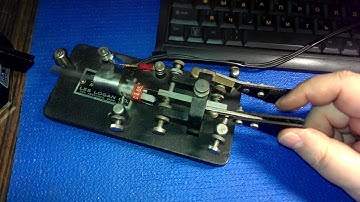 QRQ CW fm UA3AMY es Russian BUG method