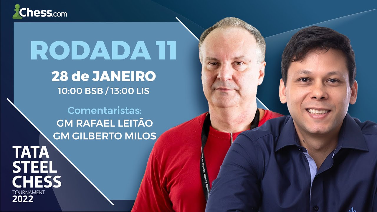 JOVEM RUSSO DE 18 ANOS DERROTA O CAMPEÃO MUNDIAL DE XADREZ - ESIPENKO X  CARLSEN - TATA STEEL - 2021 