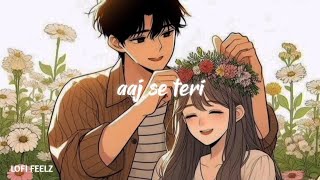 Aaj se teri (sped up) | LOFI FEELZZ | 