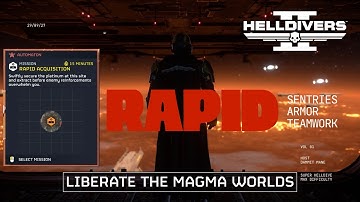 🛑LIVE: HOT K MAGMA | Liberation  Tyrannosaurus | Helldivers 2   |   #helldivers2