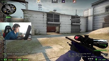 s1mple 1v5 insane ace clutch (FPL stream highlight)