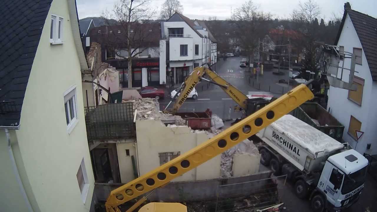 Hausabriss Asslar -Zeitraffer-  HD - House demolition - Ev yıkımı