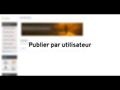 Comment publier un questionnaire par utilisateur sur un site de cours