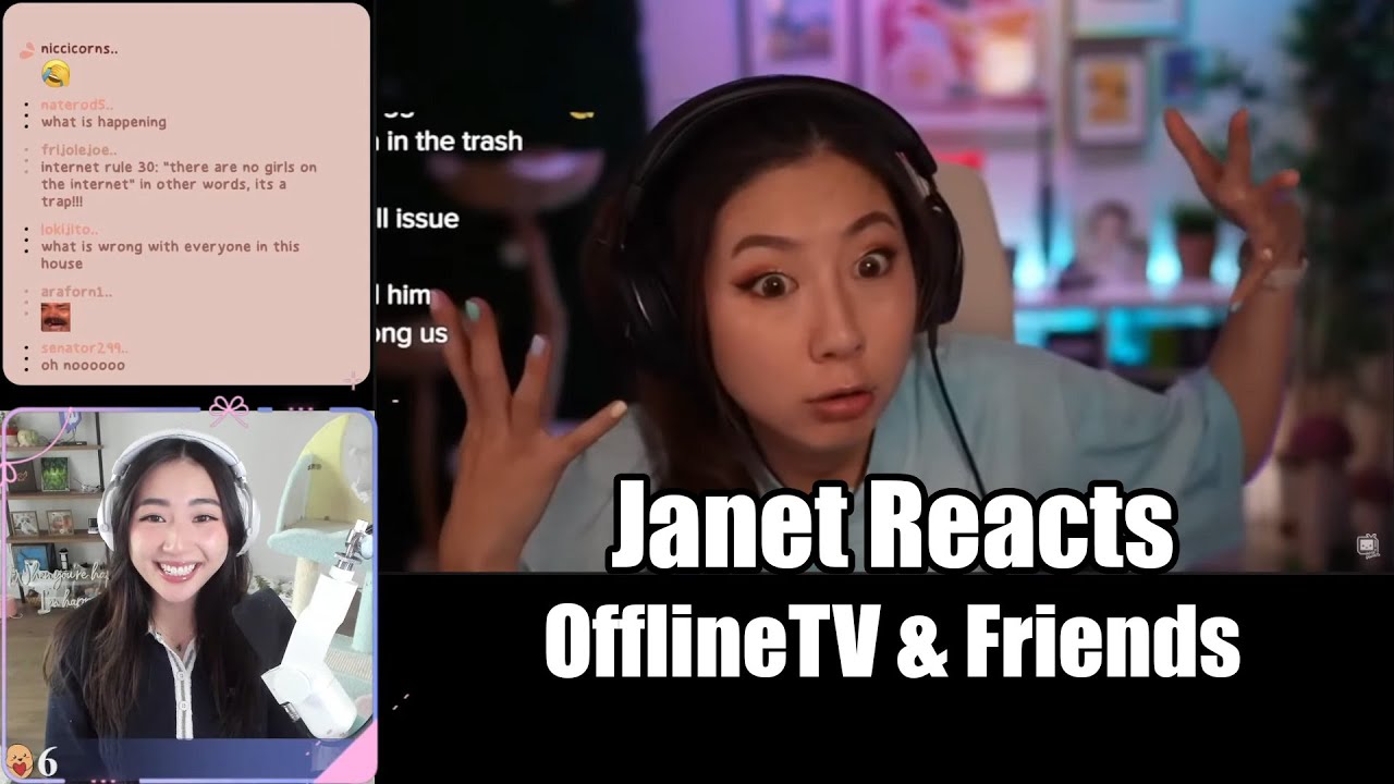 [Janet Reacts] Your Favorite React Andy Watches More OfflineTV & Friends Vids