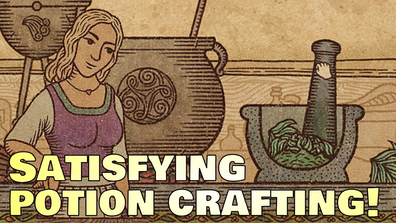 This New Medieval Potion Crafting Game is Beautiful and Satisfying!