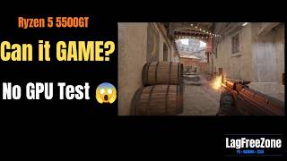Ryzen 5 5500GT Gaming Test — No Graphics Card! (Valorant, CS2, Fortnite, GTA)