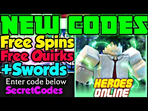 ALL *4* HEROES ONLINE CODES! (January 2021)