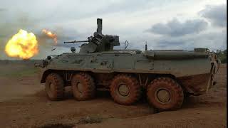 Fuego real de entrenamiento cañón 30mm BTR-80A
