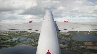 VAA A350 tailcam take off