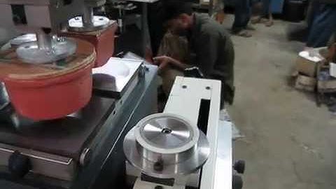 Pad Printing Machine with two color shuttle