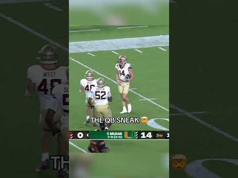 The QB never gave up 😤