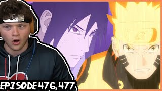 NARUTO VS SASUKE THE FINAL BATTLE || Naruto Shippuden REACTION: Episode 476, 477
